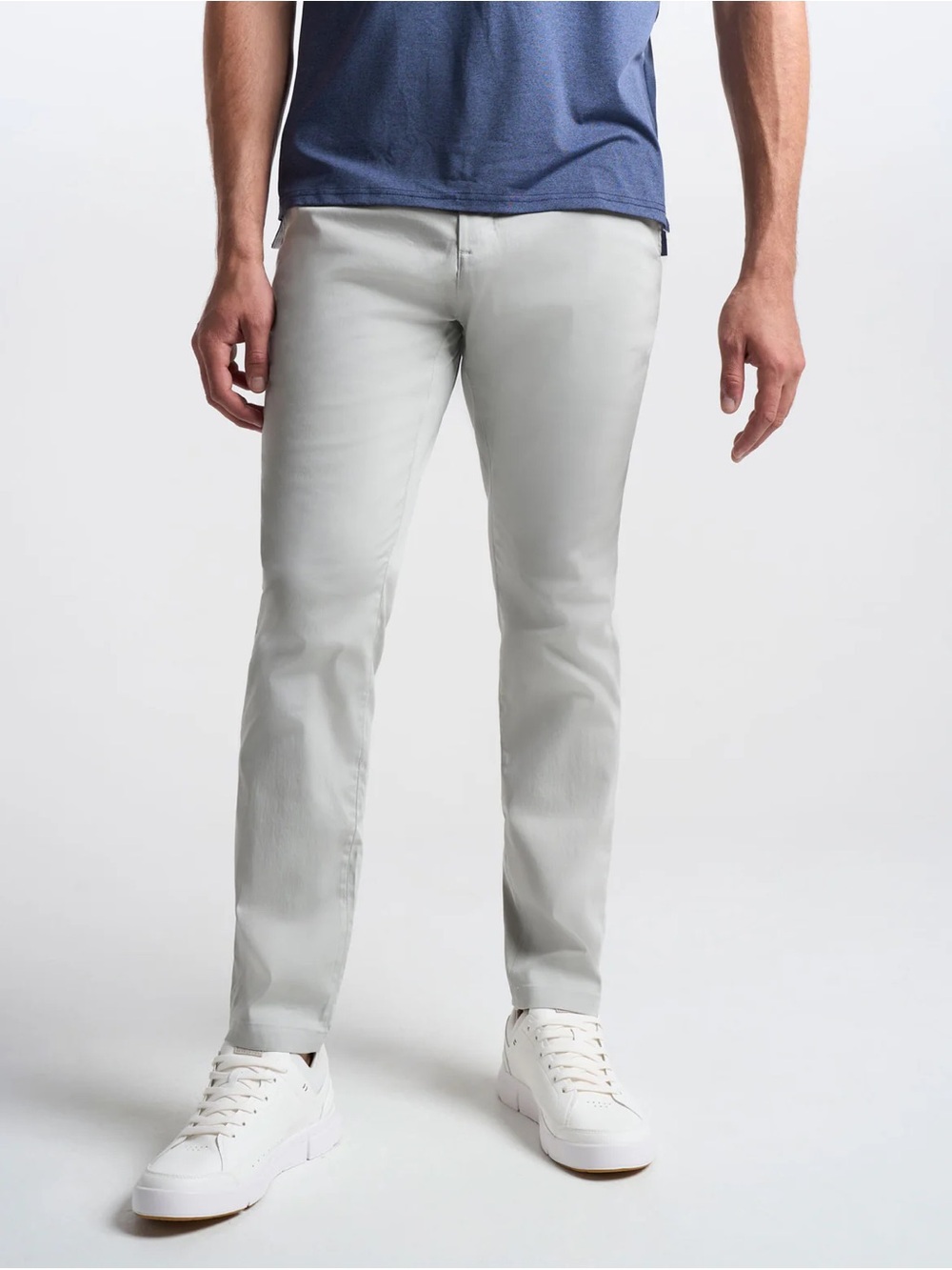 Birddogs Men’s Stretch Khakis Cool Gray Size 32 x 34 Built-in Liner